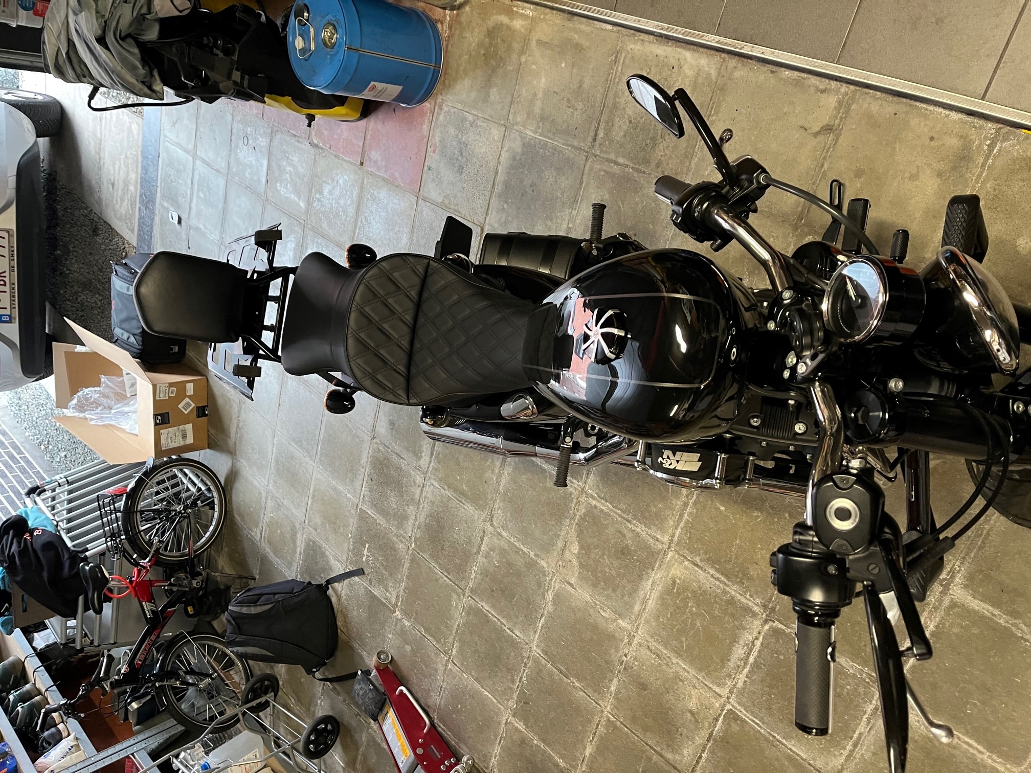 uitzicht met sissy bar